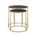 thumbnail image 2 of Chic Home Olivia Nightstand Side Table 2 Piece Set with PU Leather Top, 2 of 4