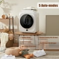 thumbnail image 5 of Auertech 850W, 1.6 Cu.ft. Portable Cloth Dryer Electric Compact Laundry Dryer, Stainless Steel Tub, 5 of 7