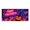 A, variant on Lumxatz Fluorescent Garage Door Cover Banner with Cemetery Pumpkin Skeleton Design, Indoor Outdoor Garage Wall Decoration for Halloween and Home