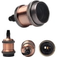 thumbnail image 5 of Casquillo E27 con interruptor, estilo industrial, cable de bombilla de 3,5 m, 5 of 5