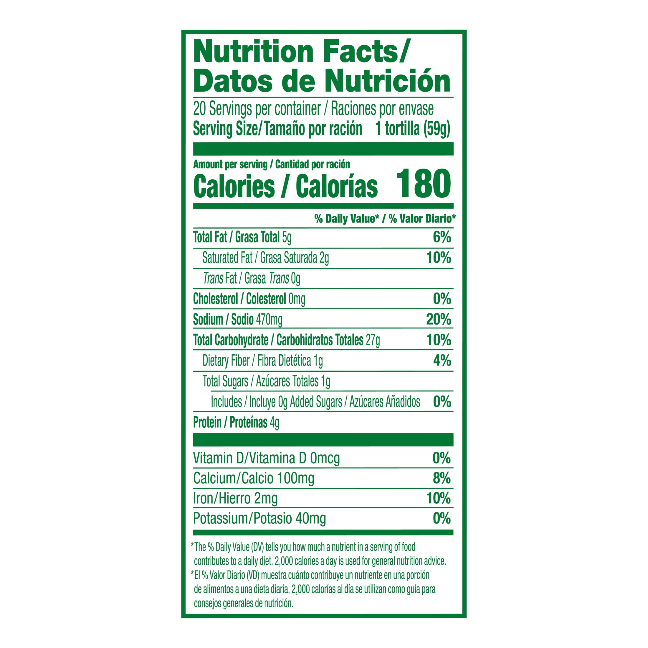 Guerrero Caseras Flour Tortillas, Soft Taco Size, 20 Count