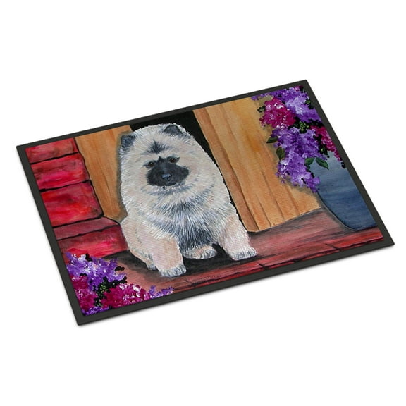 Carolines Treasures SS8622JMAT Keeshond Doormat 24x36 36"L x 24"W multicolor
