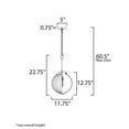 thumbnail image 2 of 15194CRSBR Maxim Lighting Kasbah - 1 Light Pendant-22.75 Inch Tall and 11.75 Inch Wide-Satin Brass Finish, 2 of 5