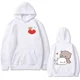 thumbnail image 3 of Sudadera de manga larga para mujer, Jersey informal de gran tamaño, estilo Kawaii, Anime, Harajuku, para San Valentín, 3 of 3