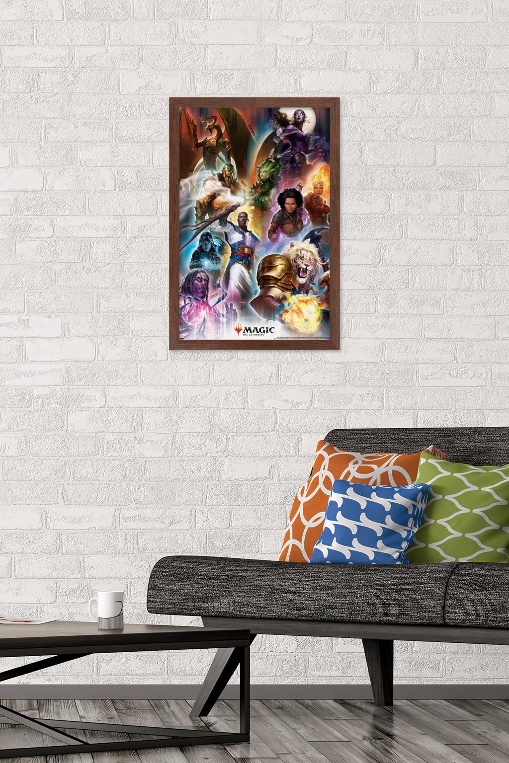 Magic: The Gathering - Grid Wall Poster, 14.725" x 22.375" Framed