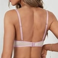 thumbnail image 5 of Bras for Women Seamless Comfortable Mesh Underwire Sheer Mesh Underwire Plus Size Vest Crop Wire V Neck Underwear Without Chest Pad S2XL, 5 of 5