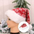 thumbnail image 5 of Gorro Navideño de Punto LzGUNGY para niños rojo Y blanco, 5 of 5