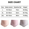 thumbnail image 5 of 3 Pcs Culottes de Maternité en Coton pour Femmes Styles Classiques Taille Haute sous-Vêtements de Maternité Multi-Pack, 5 of 5