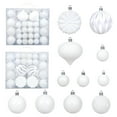 thumbnail image 2 of 48-Piece Plastic Christmas Ball Ornament Set, Shatterproof Holiday Decorations, Colorful Tree Baubles for Home Decor,Vsgery, 2 of 9