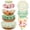 Fruit, variant on 10 Pcs Cotton Bowl Covers Reusable in 5 Size Stretch Cloth Fabric Elastic Food Storage Covers Bread Bowl Covers Reusable Lids for Food Fruits Leftover