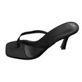 thumbnail image 2 of Summer Saving Clearance! Tuobarr Womens Dress Heels Women's Flat Shoes Ladies Beach Sandals Summer Non-Slip Causal Slippers Black US Size 8.5, 2 of 4