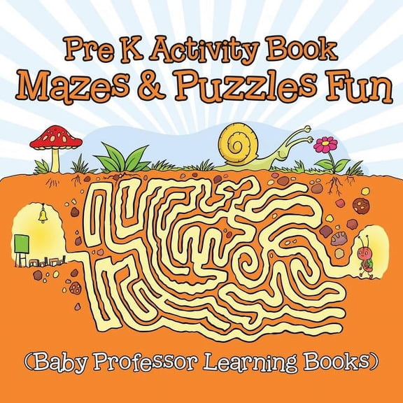 Pre K Activity Book: Mazes & Puzzles Fun (Baby Professor Learning Books), (Paperback)
