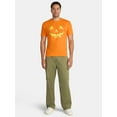 thumbnail image 2 of Halloween Men's Pumpkin Jack O' Lantern Smile Graphic Tee Shirt from Way to Celebrate, Sizes XS-3XL, 2 of 5