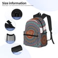 thumbnail image 5 of Lsque Mandala Classic Casual Backpack - Large Capacity Water-Resistant Backpack for School, Work, Travel, and Outdoor Activities, 5 of 8