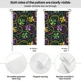 thumbnail image 2 of Easygdp Mardi Gras6 Garden Flag Yard Flag Welcome Flag, Double-Sided, Weather Resistant for Outdoor Decor - 28"x40", 2 of 9