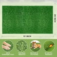 thumbnail image 5 of Sanmadrola Dog Pee Pads Puppy Pet Pad Artificial Dog Grass Pad Training Pads for Dogs Potty Pee Tray Fake Grass Mat Reusable for Indoor and Outdoor Washable 26x51 inch Extra Large, 5 of 8