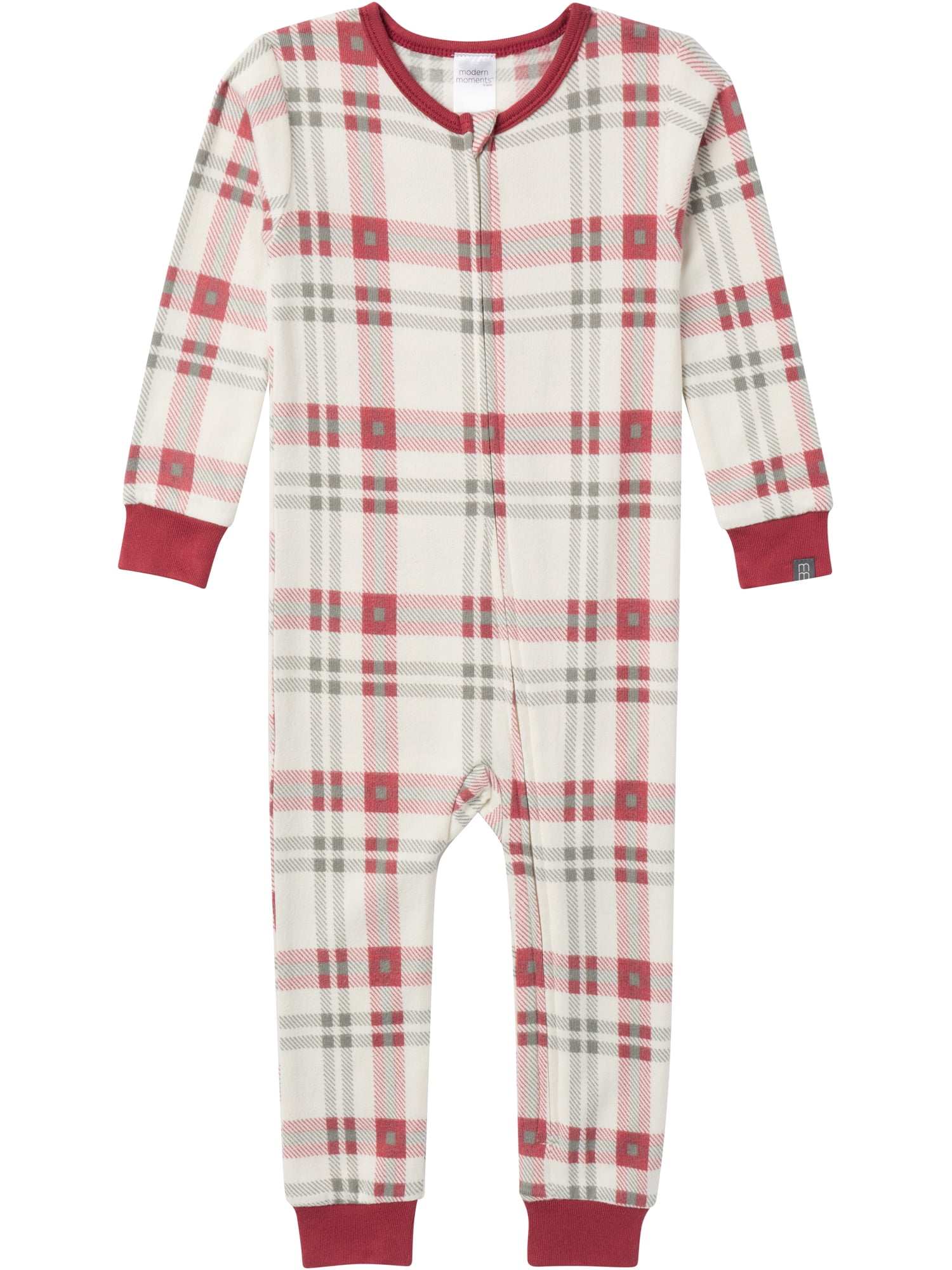 Modern Moments by Gerber Christmas One-Piece Pajamas, 2-Pack, Sizes 12 Months - 5T