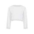 thumbnail image 2 of Zaldita Kids Girls Fishnet Mesh Long Sleeve Crop Tops Hip Hop Street Dance Pullover Tee Shirt Blouse Clubwear White 15-16, 2 of 5