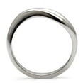thumbnail image 4 of Womens Rings High polished (no plating) 316L Stainless Steel Ring with No Stone TK038, 4 of 5