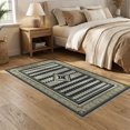 thumbnail image 2 of ODIKA Herringbone Geometric Featuring Interlocking Directional Bands for Small Living Room, Playroom, Bedroom, Easy Care Kids Safe, 2 of 7