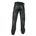 thumbnail image 5 of Black Leather Motorbike Pants for Men’s Motorcycle Bikers Cow Skin Full Grain Heavy Duty Leather Pant, 5 of 6
