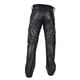 thumbnail image 5 of Pantalones casuales de corte slim gótico retro punk para hombre Pantalones de cuero casuales de color sólido Pompotops  ulkah938865, 5 of 6