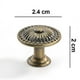 thumbnail image 5 of Whataatahia 4 pomos de cajón vintage de bronce, pomos de puertas de gabinete retro de 24 mm, tiradores de cajones, pomos de muebles, pomos de cómoda, juego de pomos de cajones, pomos para armario,, 5 of 8