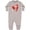 AC-Heather Grey, variant on Hug Sock Monkey Baby Fleece Romper