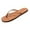 Brown, variant on CAIXIA Men's Soft Flip Flops, Comfortable Thong Sandals, Lightweight Casual Slides for Indoor and Outdoor Use