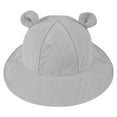 thumbnail image 4 of YABCSAZ Baby Girls Boys Sun Hat UV Protection Breathable Boonie Hat Foldable Kids Cute Wide Brim Visor Bucket Hats Adjustable Toddler Summer Hat for Hiking Beach Fishing Summer Safari Size 1-4 Years, 4 of 4