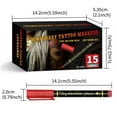 thumbnail image 3 of Temporary Tattooss Pen Detachable Tattooss Body Marker Temporary Tattooss Body Painting Marker 15*2ml, 3 of 7