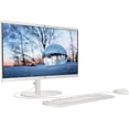 thumbnail image 2 of HP 21.5" FHD All-in-One Desktop Computer, 8GB RAM 128GB UFS, Quad-Core Intel N100, Windows 11, Keyboard & Mouse, PLUSERA 8-in-1 Hub Included, Cashmere White, 2 of 5