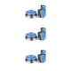 thumbnail image 2 of Eigraketly VIARON Universal Mountain Bike Bearing Headset 42-52mm Rodamientos dobles Accesorios de ciclismo Reemplazo de piezas Azul Type1 NO1, 2 of 6