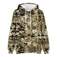 thumbnail image 4 of Men's Casual Long Sleeve Hoodies Sweatshirts Drawstring Camo Graphic Fishing Outdoor Pullover Tops With Kangaroo Pocket, 4 of 5