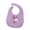 Purple, variant on Waterproof Silicone Baby Bib - Adjustable BPA-Free Soft Leak-Proof Feeding Bib with Food Catcher, Cute Printed Design