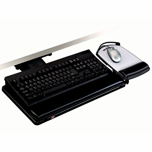 3M Adjust Keyboard Tray with Adjustable Keyboard and Mouse Platform