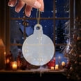thumbnail image 4 of dajkiuy Christmas Ornaments, Clear Blank Plastic Xmas Tree Star Bell Snowflake Ball Peach Shape Hanging Pendant for DIY Craft Gift Tag and Party Holiday Decoration, 4 of 6