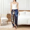 thumbnail image 4 of Fotbe Night Sky Bald Eagle Pantalones de Pijama para Mujer, Pantalones de Dormir, Pantalones Pj con Cordón y Bolsillos-X-Large, 4 of 6