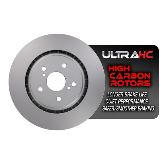 UltraHC Coated High Carbon Brake Rotor, Front UR006649, Lexus RX350 2021-2016