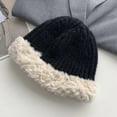 thumbnail image 4 of SikaFu Big Head Wool Hat Female Autumn And Winter Versatile Faces, Small Knitted Winter Thickened, Warm Plush, Earr Fisherman Hat, 4 of 9