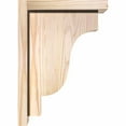 thumbnail image 3 of 5 1/2"W x 10"D x 14"H Newport Smooth Corbel w/Backplate, Douglas Fir, 3 of 9