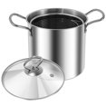 thumbnail image 1 of POINTERTECK Friteuse Profonde avec Panier 3,5 L Casserole à Friture Profonde avec Couvercle Transparent Friteuse à Huile Profonde en Acier Inoxydable avec Poignée Anti-Brûlure Casserole à Poisson Multifonctionnelle Contenant d'Huile de Friture, 1 of 10