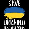 thumbnail image 3 of CafePress - Save Ukraine Raise Your Voices Women's Dark Pajama - Women's Short Sleeve Print T-Shirt and Pants Dark Cotton Pajama Set, 3 of 7