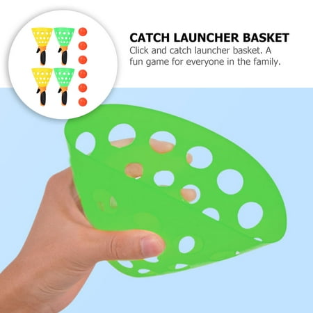 

1 Set of Interesting Catching Cups Interactive Catch Launchers Wear-resistant Children Toys