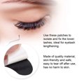 thumbnail image 4 of Qiilu 50pcs False Eyelash Grafting Isolation Pad Eyelash Extension Patch Cosmetic Tool, Eyelash Pad, Eyelash Extension Patch, 4 of 5