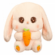 thumbnail image 1 of Peluche de conejito de peluche, peluche de conejo blanco de Pascua, 1 of 5