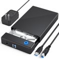 thumbnail image 1 of Carcasa de disco duro CLAVOOP SATA HDD USB 3.0 de 3,5 pulgadas, 1 of 9