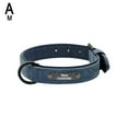 thumbnail image 1 of Soft Leather Personalized Dog Collar ID Tag Engraved for Small Medium Large D T3 E5P8, 1 of 9