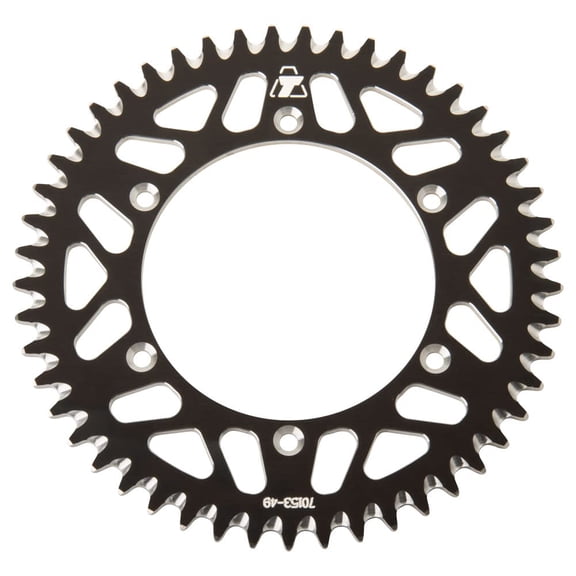 Tusk Rear Aluminum Sprocket 49 Tooth Black for Sherco 300 SEF-R Racing 2014-2022