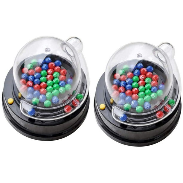 Machine De Loterie Avec Des Boules De Loto à L'intérieur